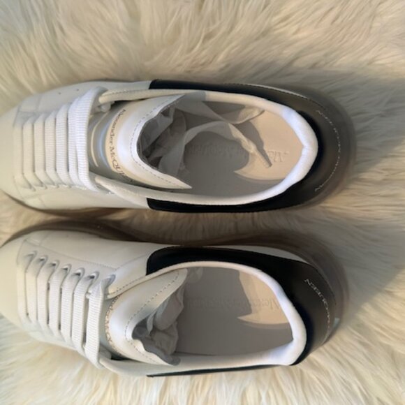 Alexander McQueen Oversized Sneakers – White with Clear Sole (Men’s 43.5 / US 10 - Picture 12 of 14